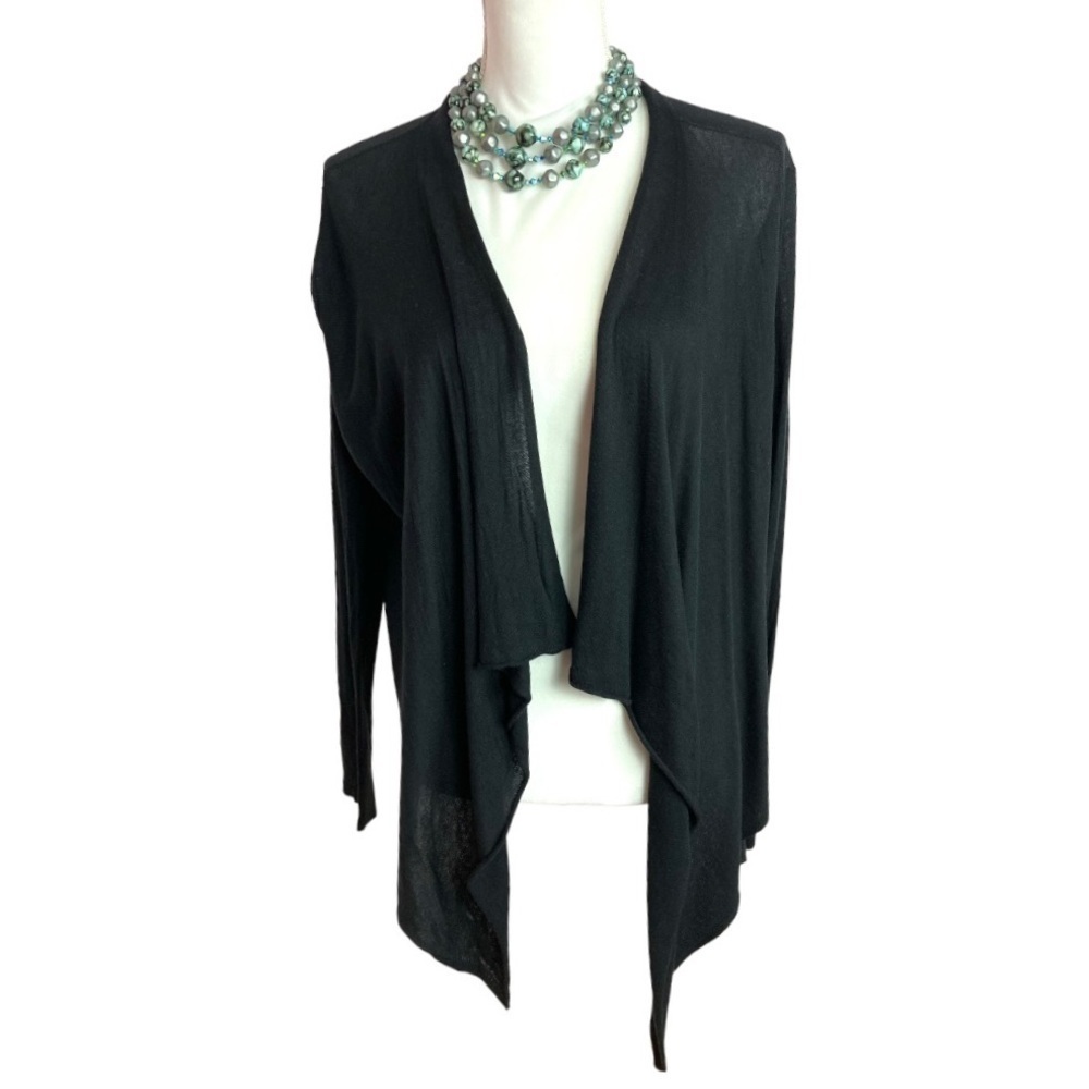 Eileen Fisher Open Silk Blend High-Low Cardigan